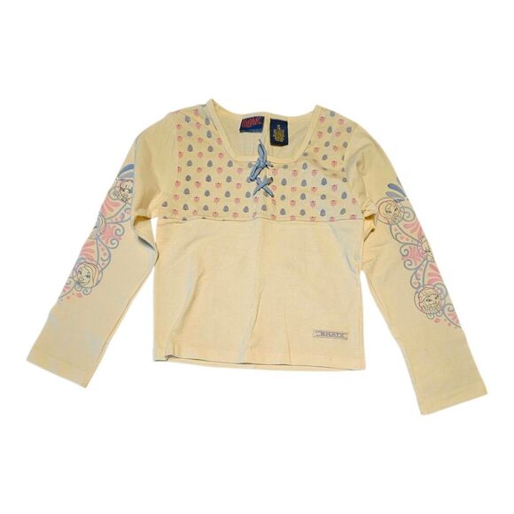 Bratz Other - Vintage Bratz Girl's Long Sleeve Shirt  MEDIUM 7 / 8 Babydoll Y2K Laced Henly